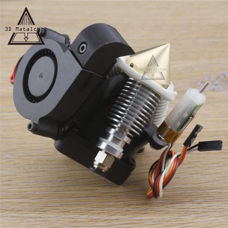 Алмазный экструдер для 3D принтера Hotend V6 радиатор 3 в 1 латунная многоцветная