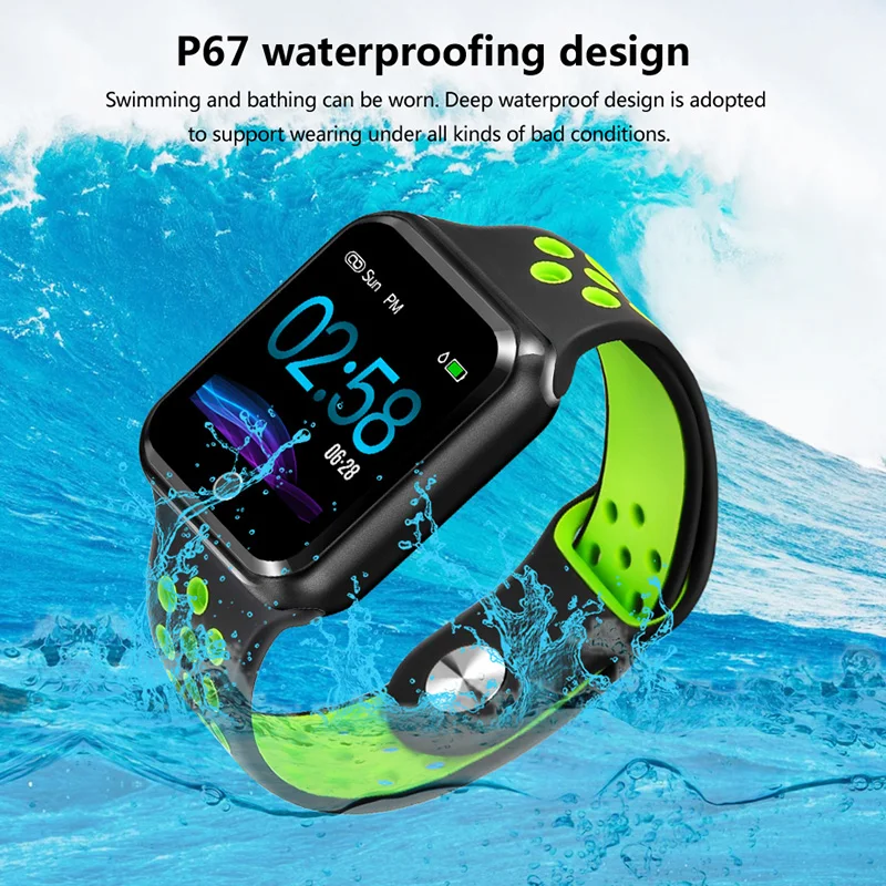 S226 Sports Smart Watch IP67 Waterproof Smartwatch With Heart Rate Monitor Fitness Bracelet Activity Tracker Support IOS Android |