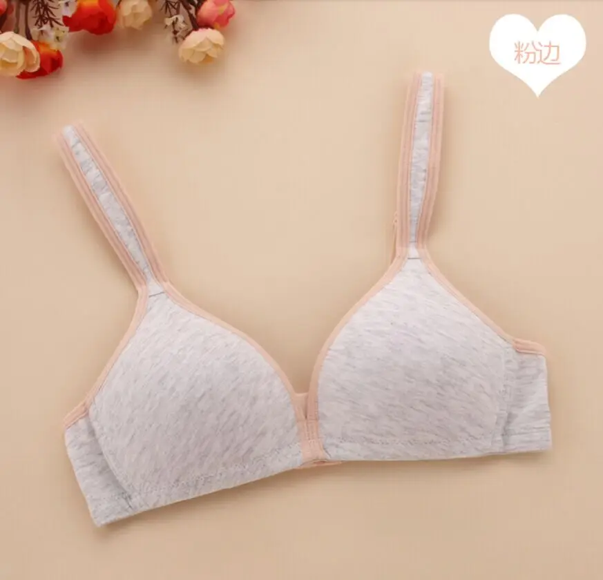 Серия для молодых девушек бюстгальтер без косточек девочек дышащие