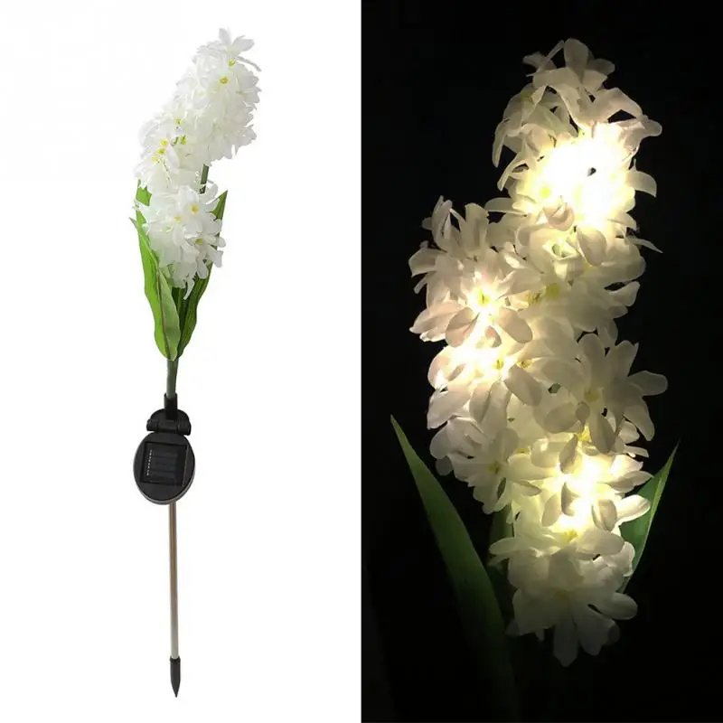 Светодиодный светильник на солнечной батарее открытом воздухе