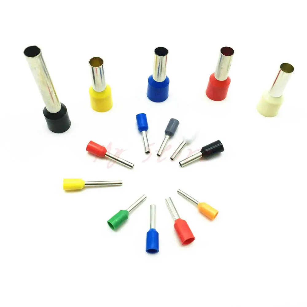 100 шт. 22AWG Тип трубки изолированный конец терминала провода медь обжимной разъем