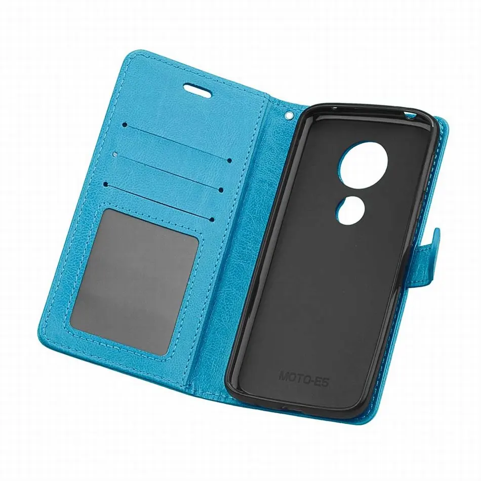Простой чехол для телефона, Одноцветный чехол для Motorola Moto P30 Note E5 G6 Play G7 Plus One power Book, кожаный чехол с подставкой P08G