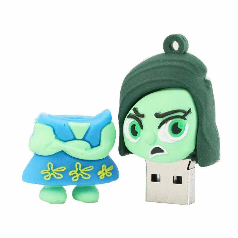 Экспрессия usb флэш накопитель мультфильм USB 2 0 128 Мб 32 Гб 64 памяти переносной