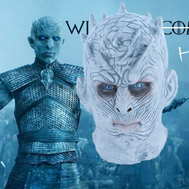 Night King Маска супергероя Человека-паука яда, косплей, маска Человека-паука Эдварда Буллока, маска темного супергероя яда, латексная маска, Вечерние Маски на Хэллоуин - Цвет: Night King