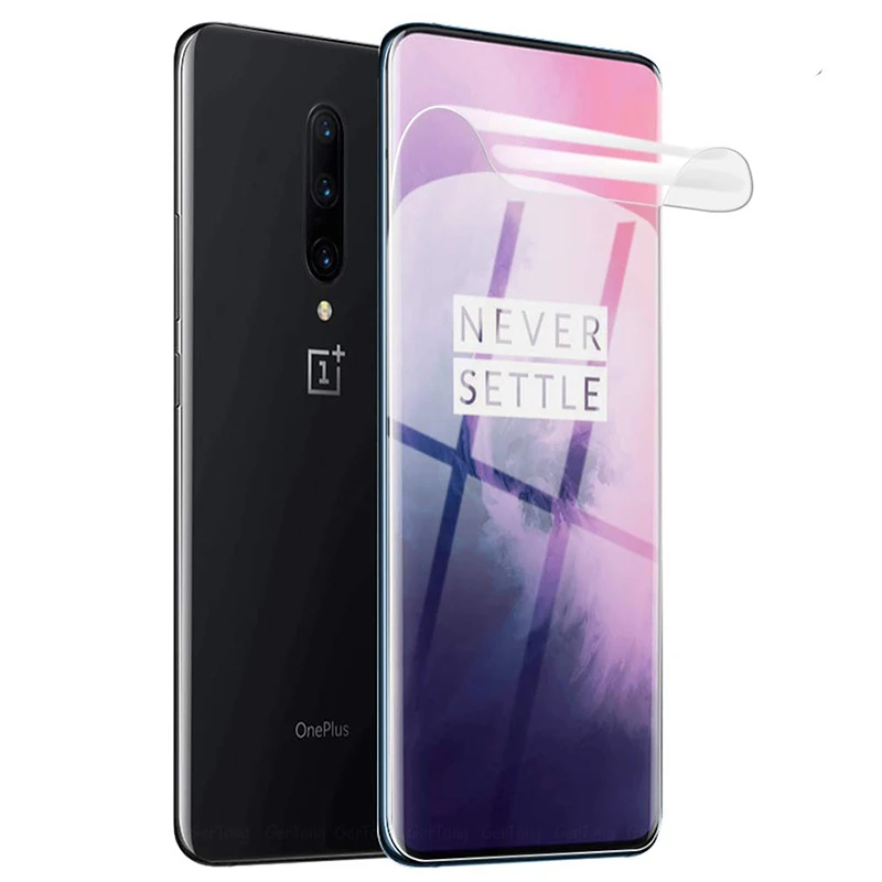 Гидрогелевая пленка GerTong для OnePus 7 Pro 9D полное покрытие защита экрана мягкая OnePlus