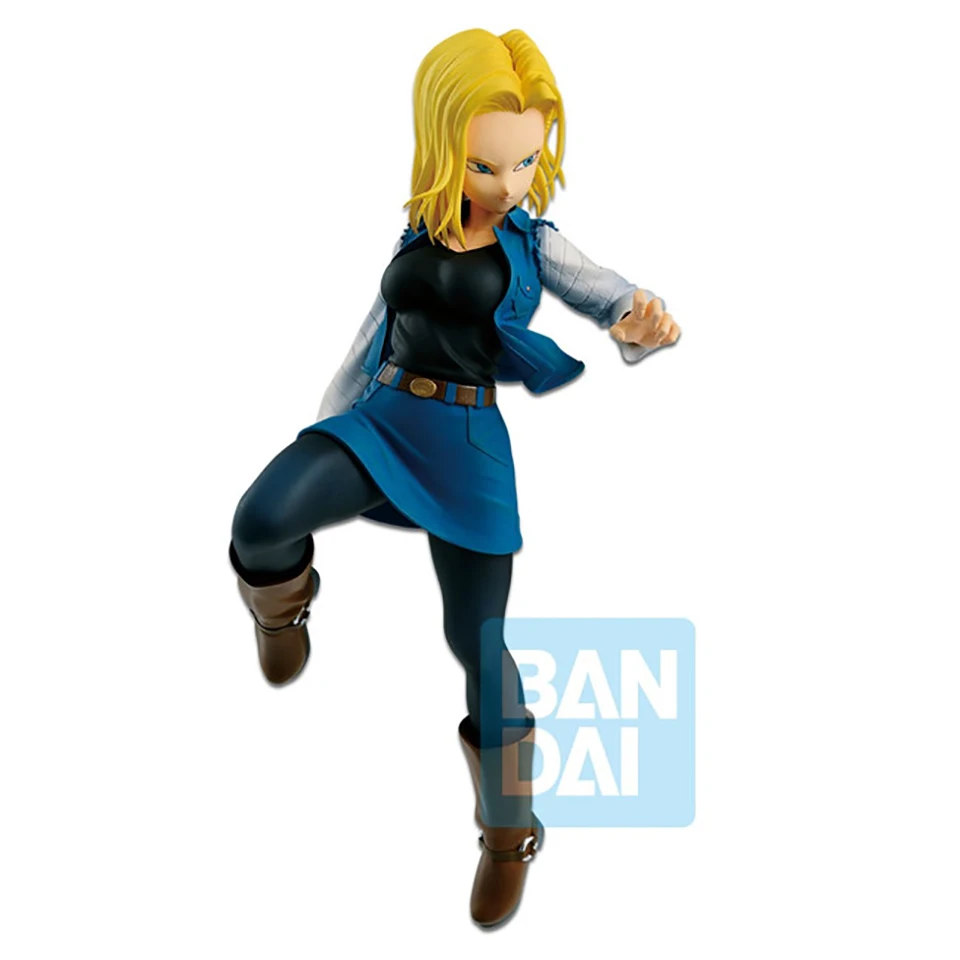 Tronzo Banpresto экшн фигурка Dragon Ball Супер андроид 18 лазурит фигурка ПВХ модель игрушки DBZ NO.18 фигурки Brinquedos