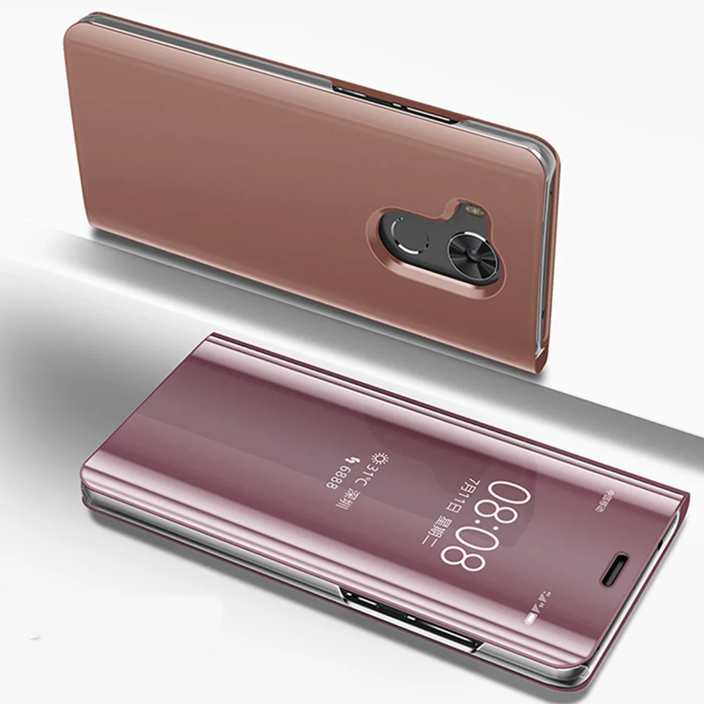 Clear View Smart зеркала телефон для huawei P8 P9 P10 P20 плюс Lite Pro Коврики 8 9 10 20 Honor 8X9