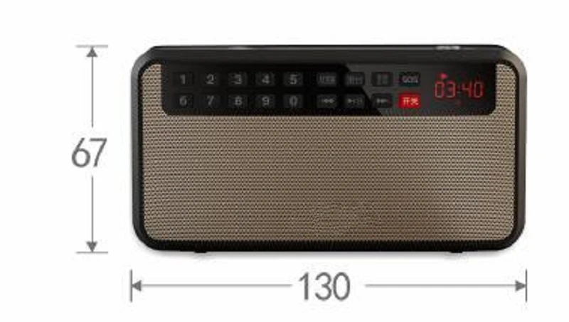T60 mp3 плеер мини портативные аудио колонки FM радио светодиодный экран поддержка TF