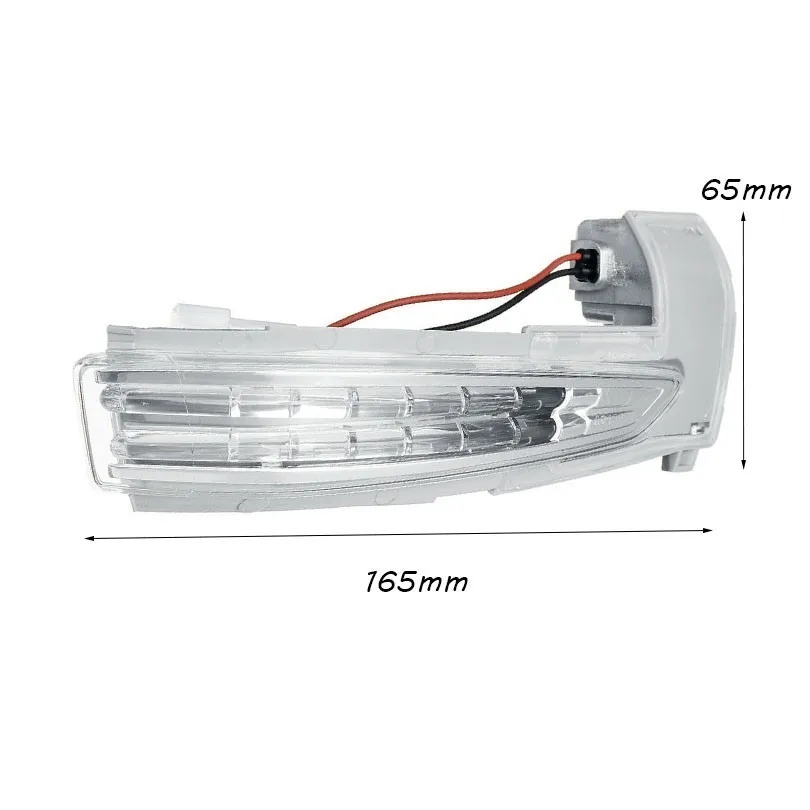 Автомобильный зеркальный светильник с правосторонним/левым креплением для Peugeot