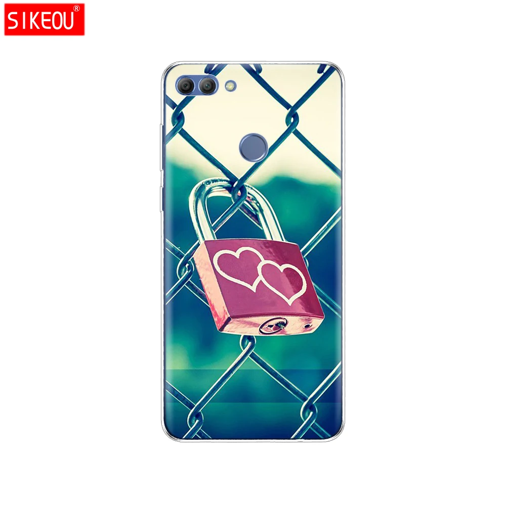 12059 Чехол для телефона huawei P smart Enjoy 7 S, Мягкий ТПУ силиконовый чехол на заднюю панель 360, полностью защитный прозрачный чехол с принтом - Цвет: 12059