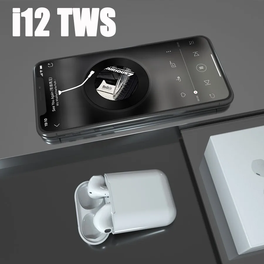 I12 TWS 5 0 Bluetooth HIFI Беспроводные наушники туры Беспроводная гарнитура с микрофоном