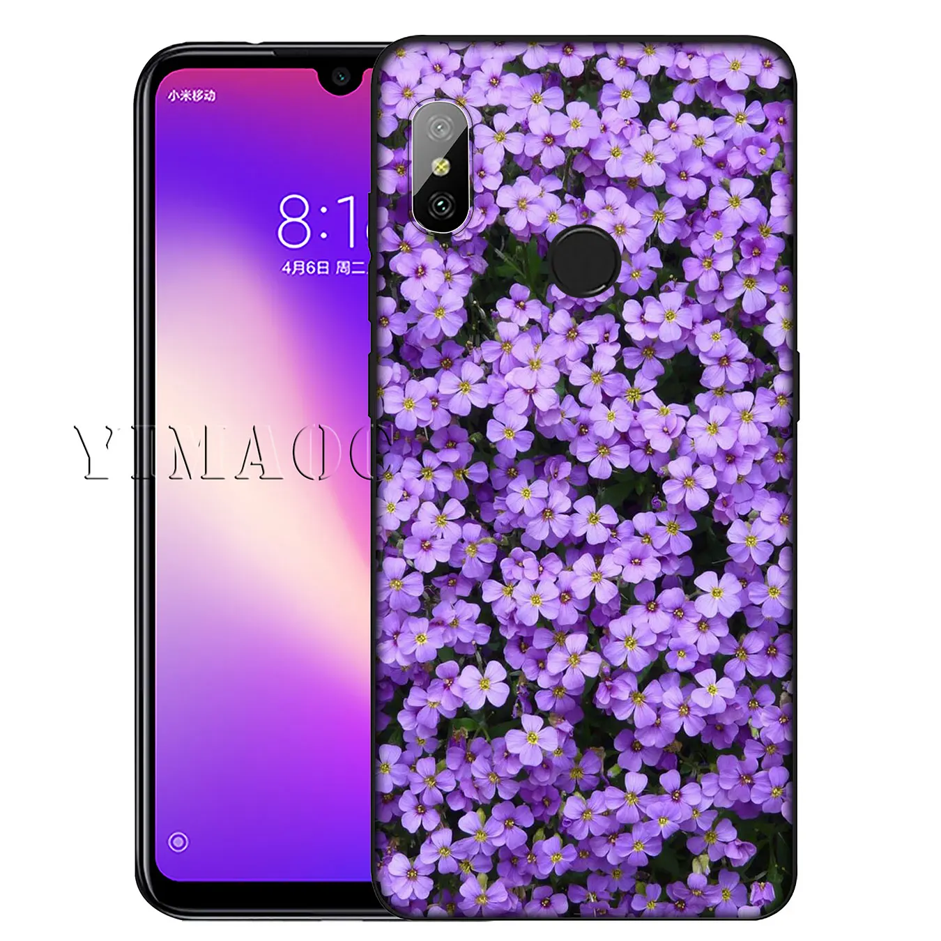 Мягкий силиконовый чехол YIMAOC infinity on фиолетовый цветок лотоса для Xiaomi Redmi K30 K20 8A 7A 6A