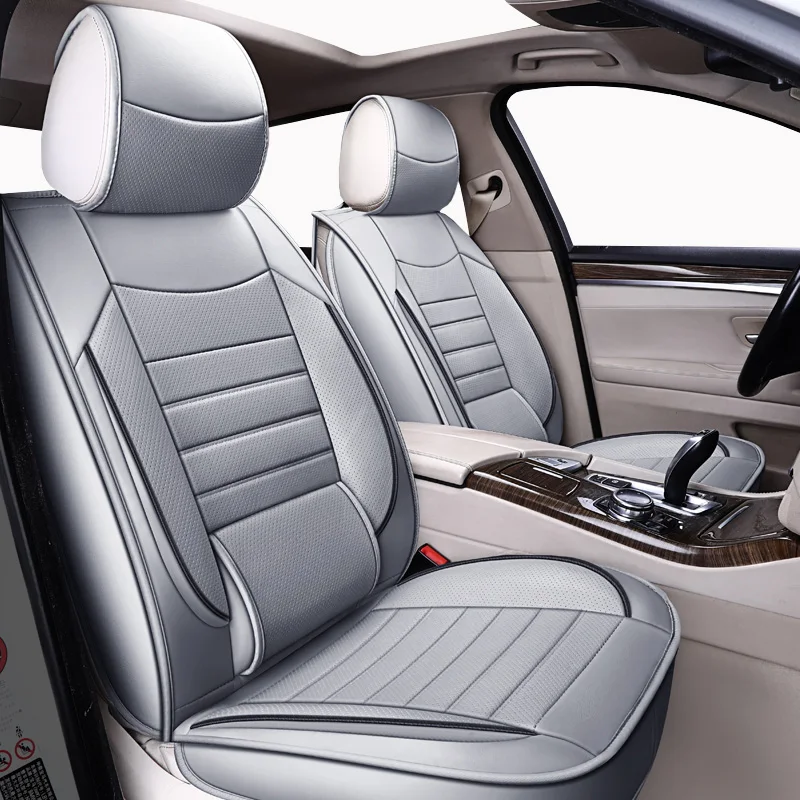 Высококачественные кожаные универсальные чехлы на автомобильные сиденья для honda