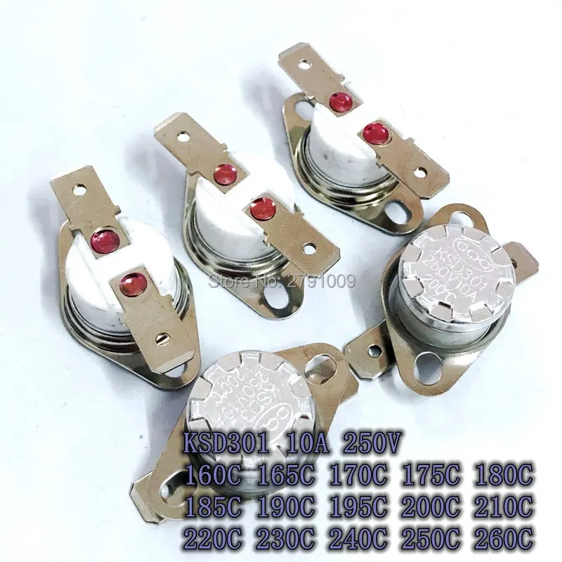 KSD301 260C переключатель температуры 10A250V нормально закрытый автоматический