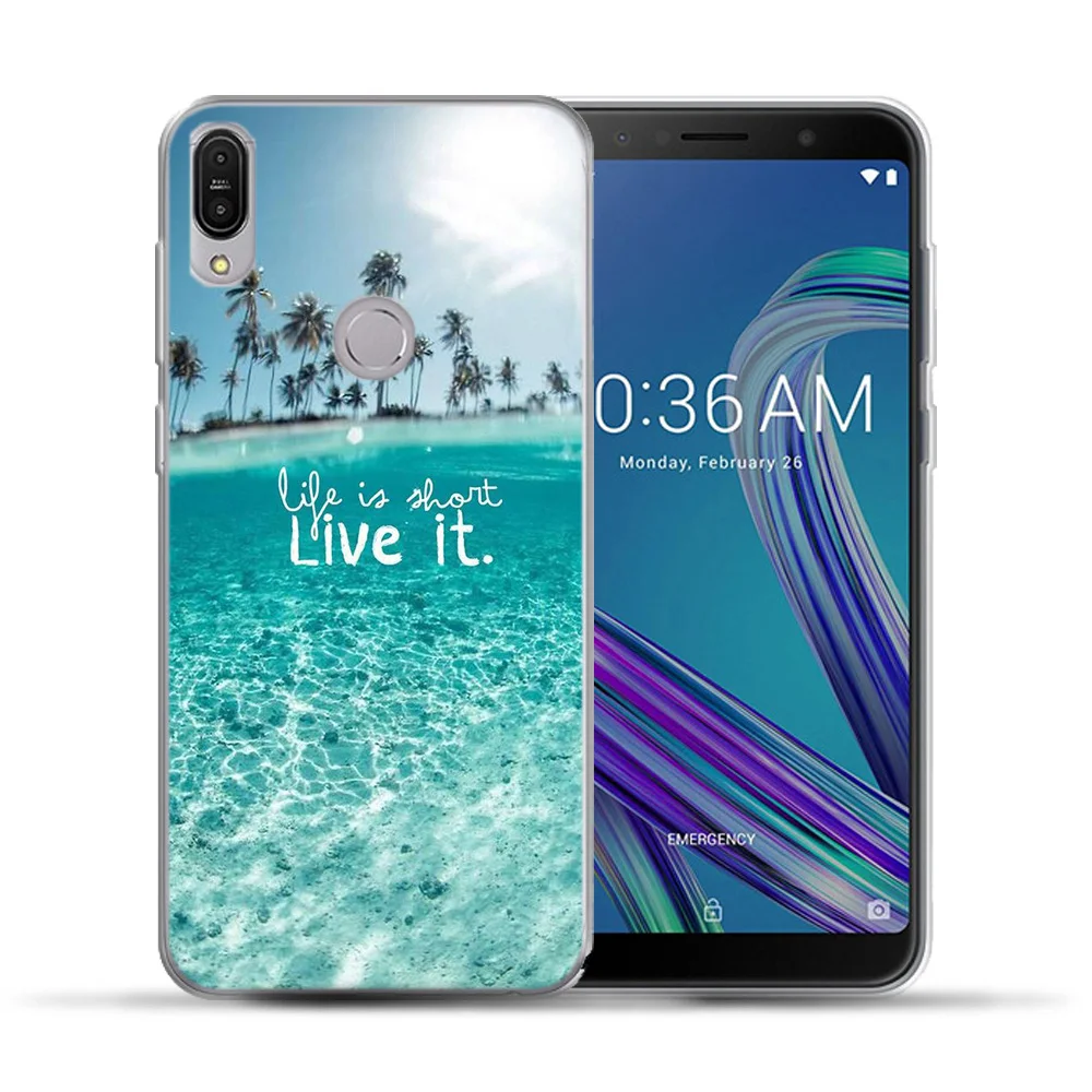 RUICCASE Единорог Бэтмен мягкий ТПУ чехол для Asus Zenfone Max Pro M1 ZB602KL QUEEN цветочный Huskie