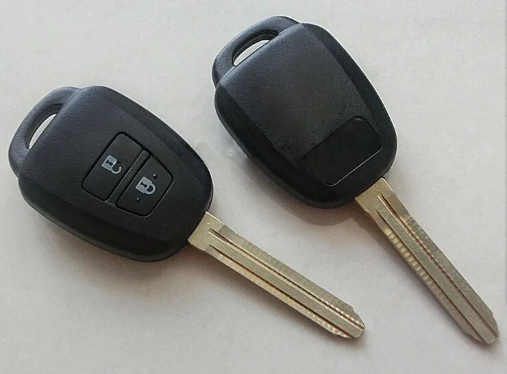 2 кнопки дистанционного ключа оболочки чехол для Toyota Hiace Yaris Corolla Prado RAV4 Sienna Highlander