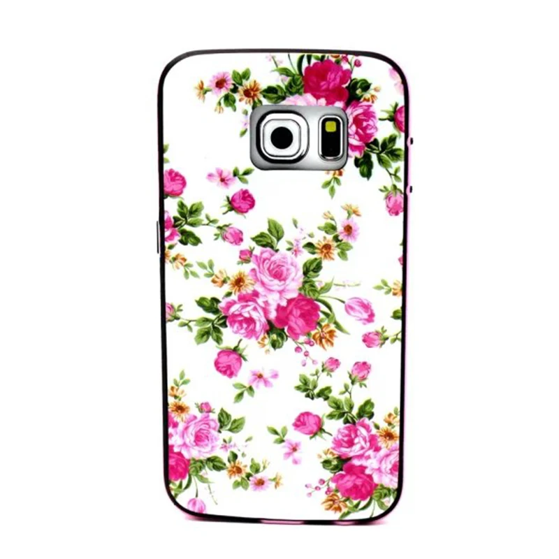 For Coque Samsung Galaxy S6 Edge Case Silicon + Plastic Frame Cover Cute Owl Phone Accessories |