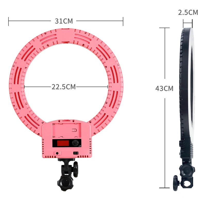14 дюймов Selfie Ring Light светодиодное фотографическое Освещение 3200 5600K для Youtubu Камера