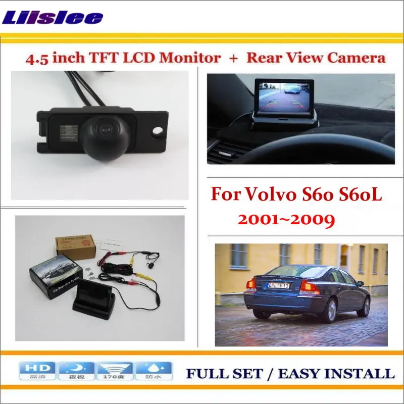 

Auto Camera For Volvo S60 S60L 2001-2009 Auto Back UP Reverse Camera 4.3" Color LCD Monitor Rearview Parking System