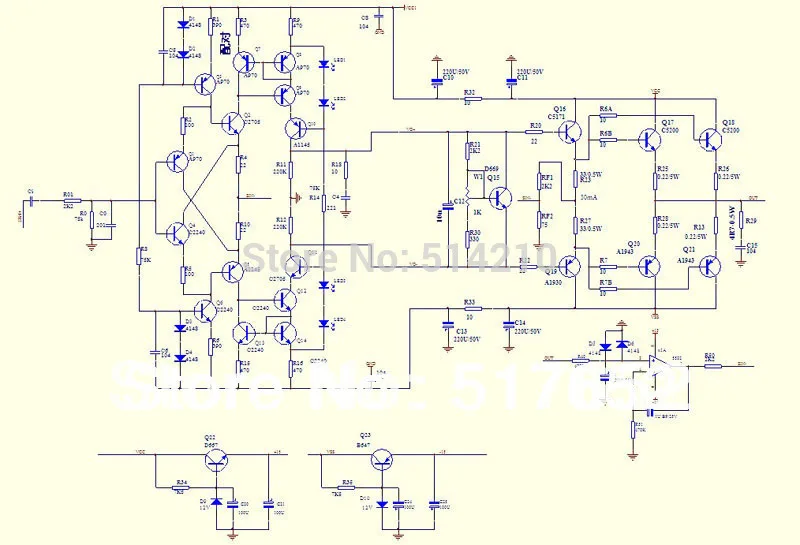 Hot Assembled 150W+150W HIFI Audio Power Amplifier Clone Marantz MA-9S2 AMP C5200/A1943 | Электроника