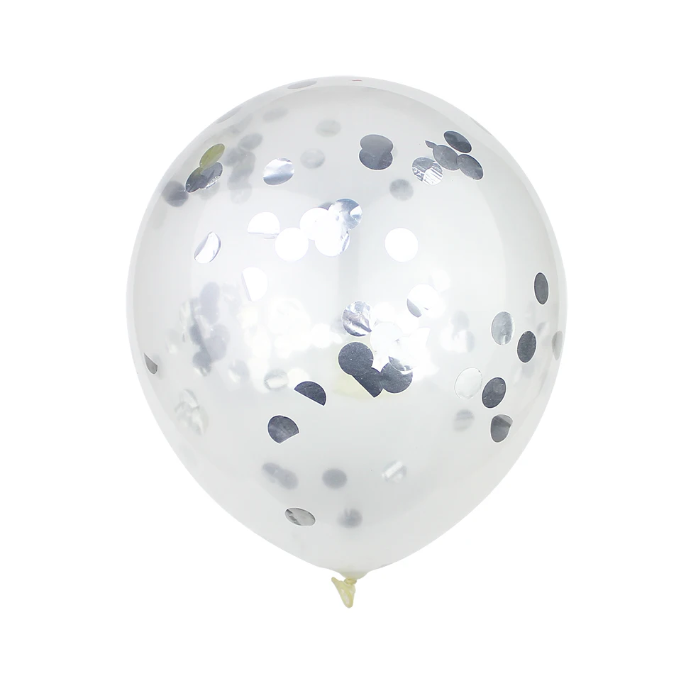 5 шт. 12 прозрачных гигантских конфетти круглые воздушные шары Декор для вечеринки