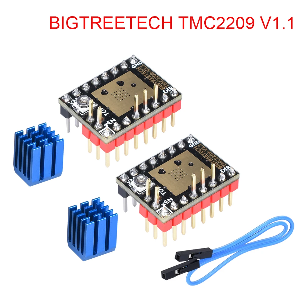 BIGTREETECH TMC2208 TMC2130 TMC2209 TMC5160 Драйвер шагового двигателя Stepstick 3D-принтеры Запчасти MKS СКР V1.3 PRO доска для Ender 3