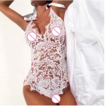 La MaxPa сексуальное женское белье с открытой спиной Кружева Babydoll Открыть