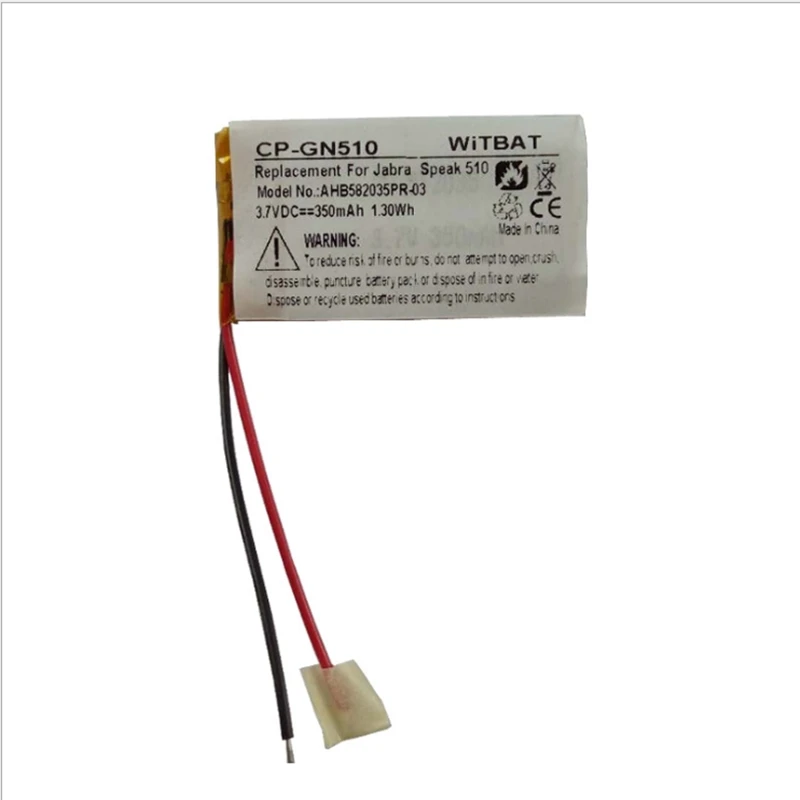 10 шт./лот TTVXO 350 мАч аккумулятор ДЛЯ Jabra Talk 510 AHB582035PR 03|Смарт-аксессуары| |