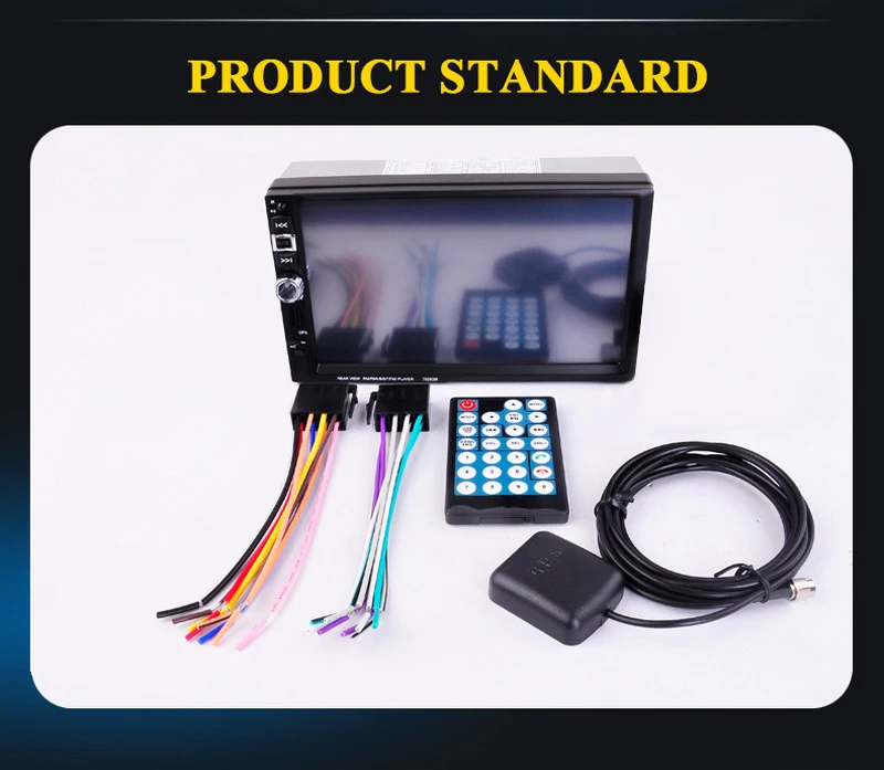 2018 Новый 7026GM с камерой заднего вида/DVR 2 Din Mirror Link GPS навигация Bluetooth 7