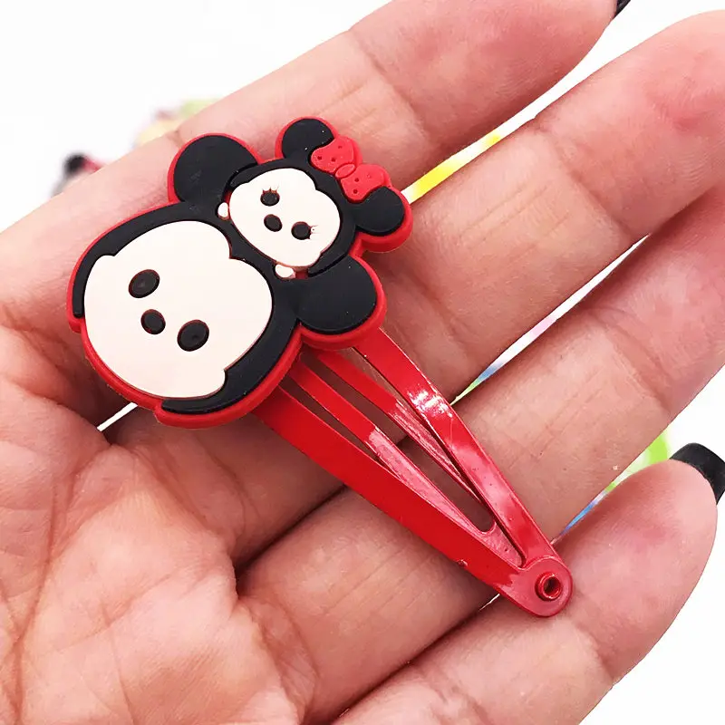 Набор из 2 предметов заколки для волос с Микки и Минни девочек детские аксессуары