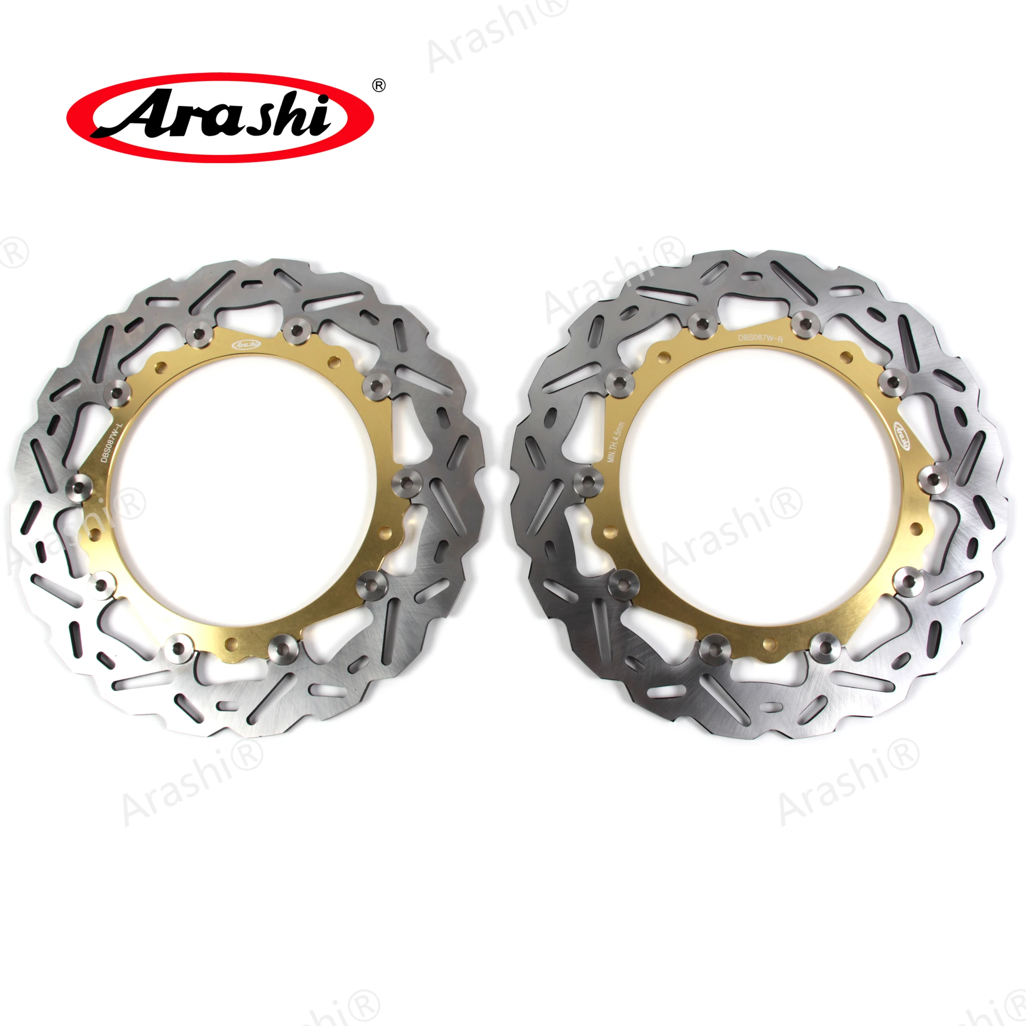 

ARASHI S1000R Front Brake Disc CNC Floating Disk Rotor For BMW S 1000 R S 1000R 2014 2015 2016 2017 / S1000RR 2009-2018 ABS