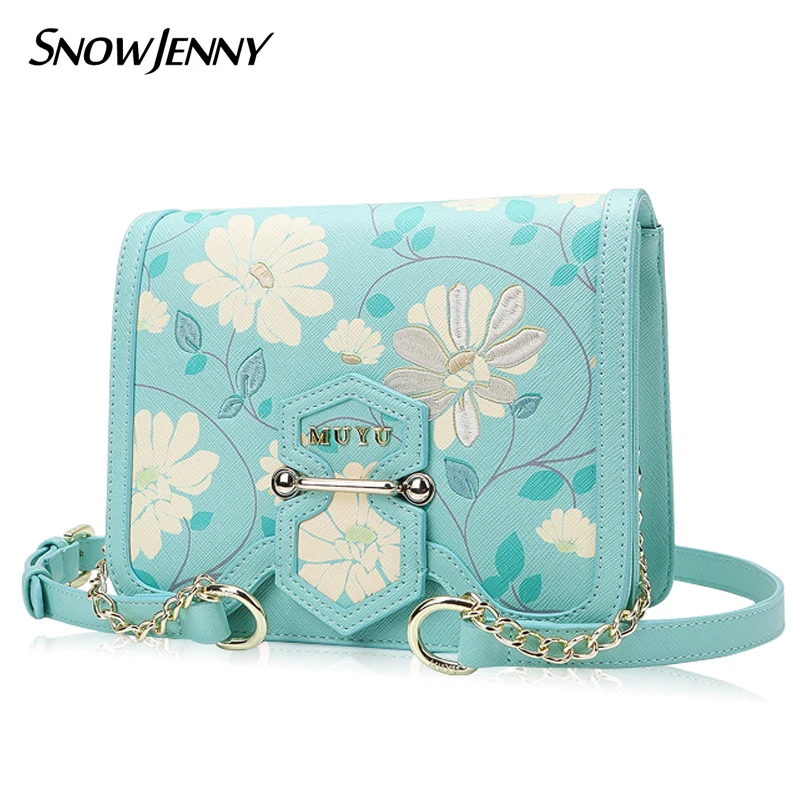 Женские сумки через плечо женская сумка мессенджер брендовая SnowJenny SJ ручной