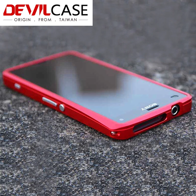 DEVILCASE для SONY XPERIA Z3 компактный металлический бампер рамка Прочный Модный защитный