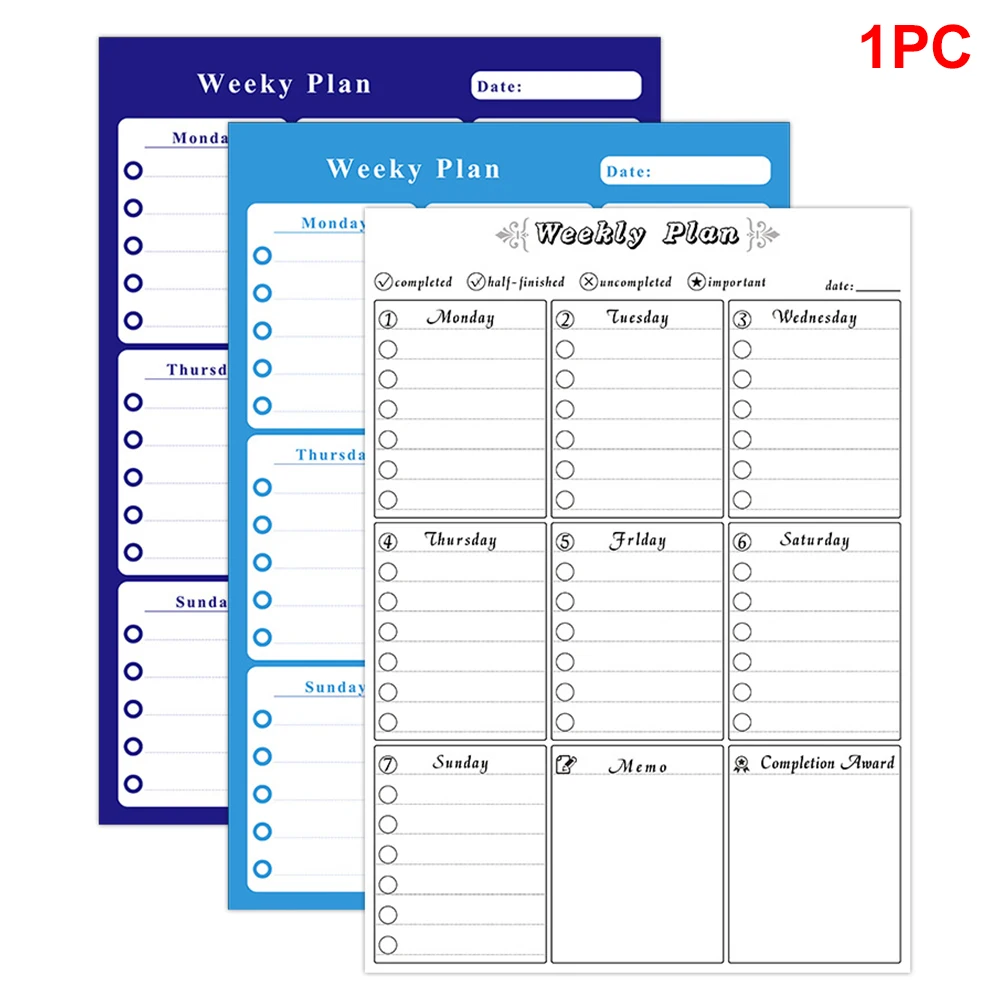 Практичный ежедневник Еженедельный месяц для холодильника кухни прочный