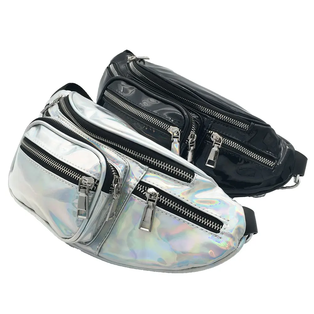 2018 голографическая поясная сумка для женщин лазерная путешествий Пляжная