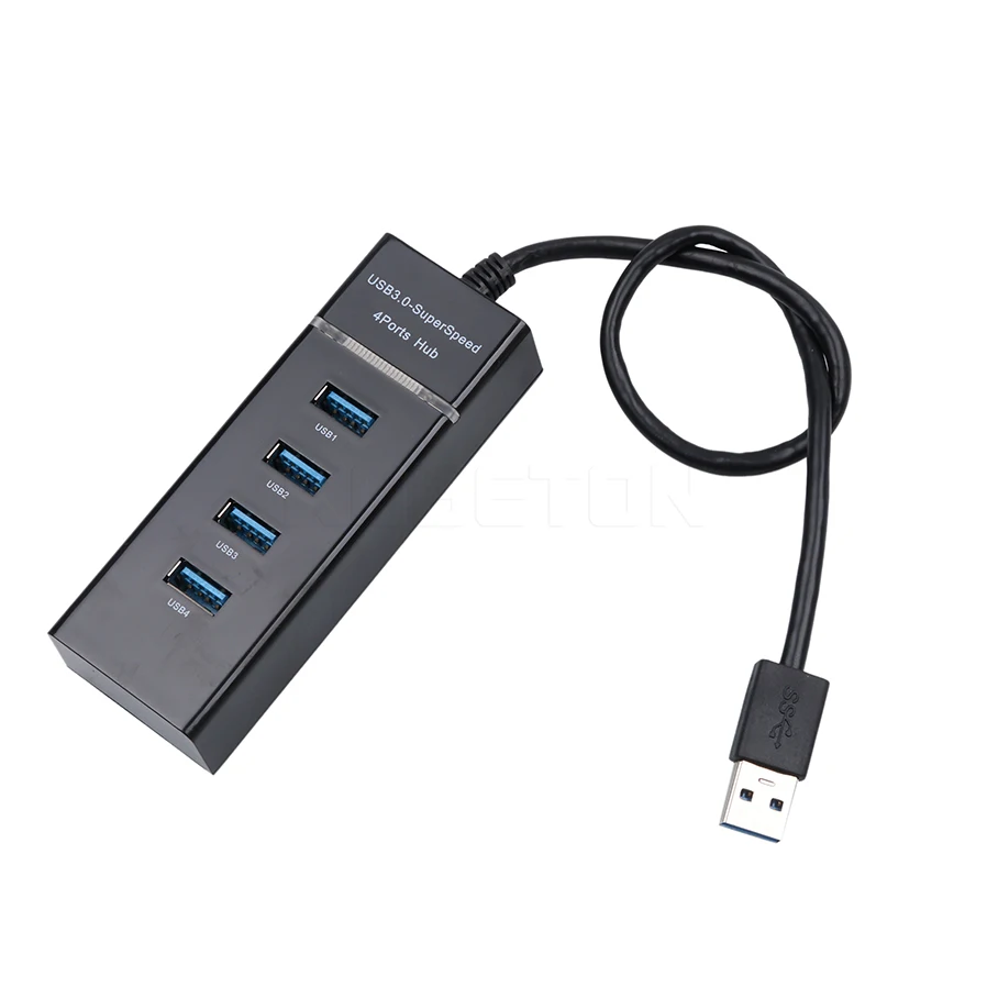 Мини usb 3 0 4 концентратора KEBETEME порта разъем USB для ноутбука/ультрабука с чипсетом