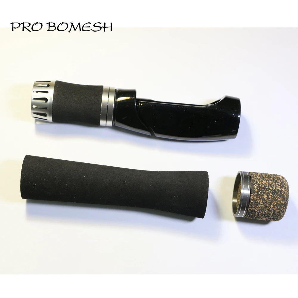 Pro Bomesh 1 EVA спинниг стержень ручка комплект алюминиевая фиксирующая гайка DIY Удочка строительный компонент аксессуар ремонт форель стержень