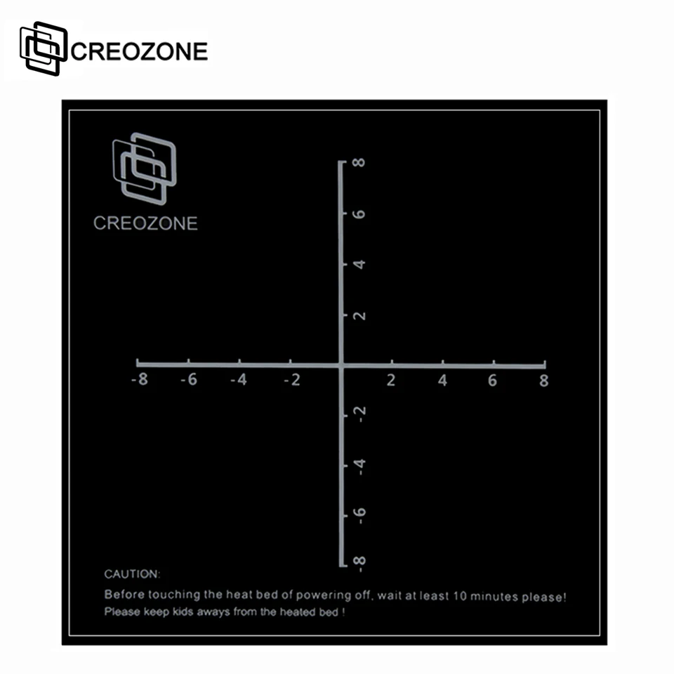 Creozone B5 1 шт. 220*220 мм 3D-принтеры тепла Горячая наклейки для кровати построить поверхность плиты лента простой наклейка для платформы 3d печать Запчасти