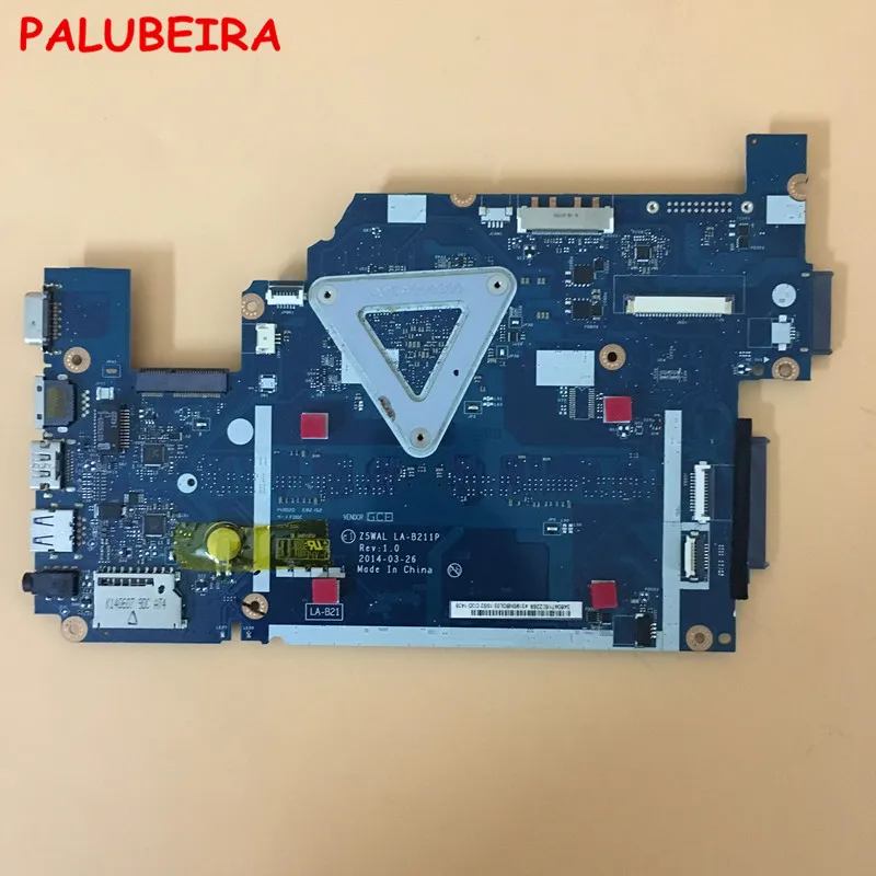 PALUBEIRA NBMPK11001 Z5WAL LA-B211P для acer Aspire E5-511 материнская плата E5-511-P8E8 материнская плата протестирована Быстрая