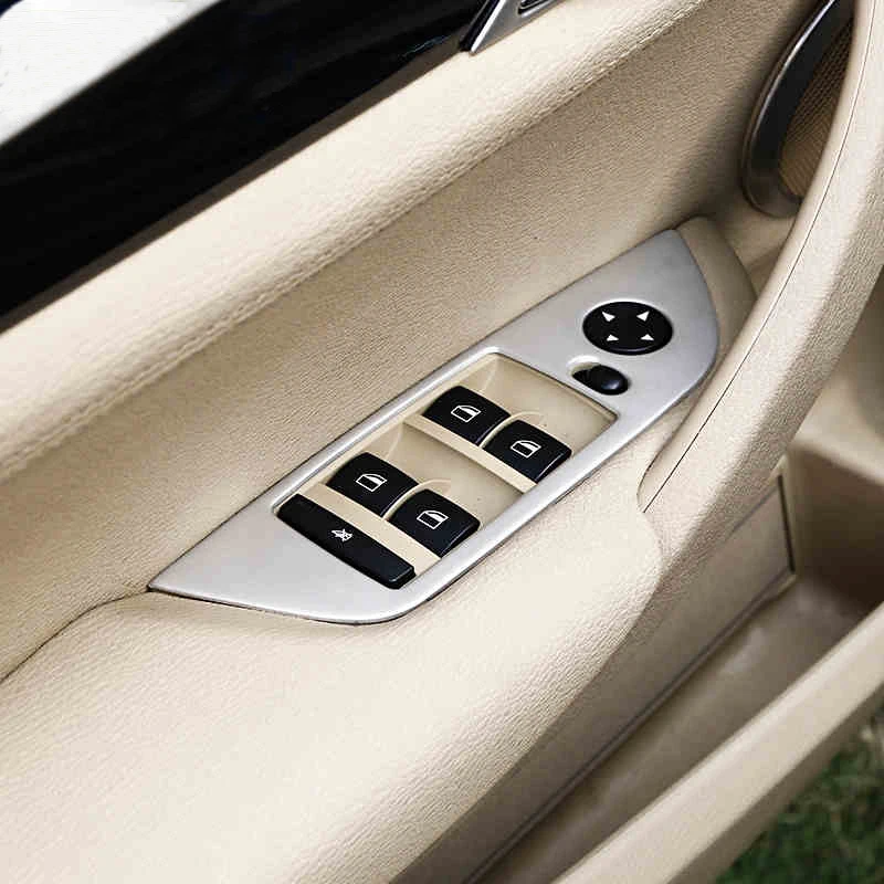 Декоративные наклейки для панели подлокотника двери автомобиля 4 шт. BMW X1 E84 2010 15