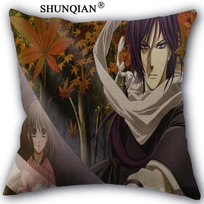 Новое поступление, Hakuouki, заказной хлопковый Чехол на подушку с застежкой-молнией, на заказ, Чехол на подушку, больше размеров, на заказ, Ваш образ, подарок - Цвет: Pillowcase