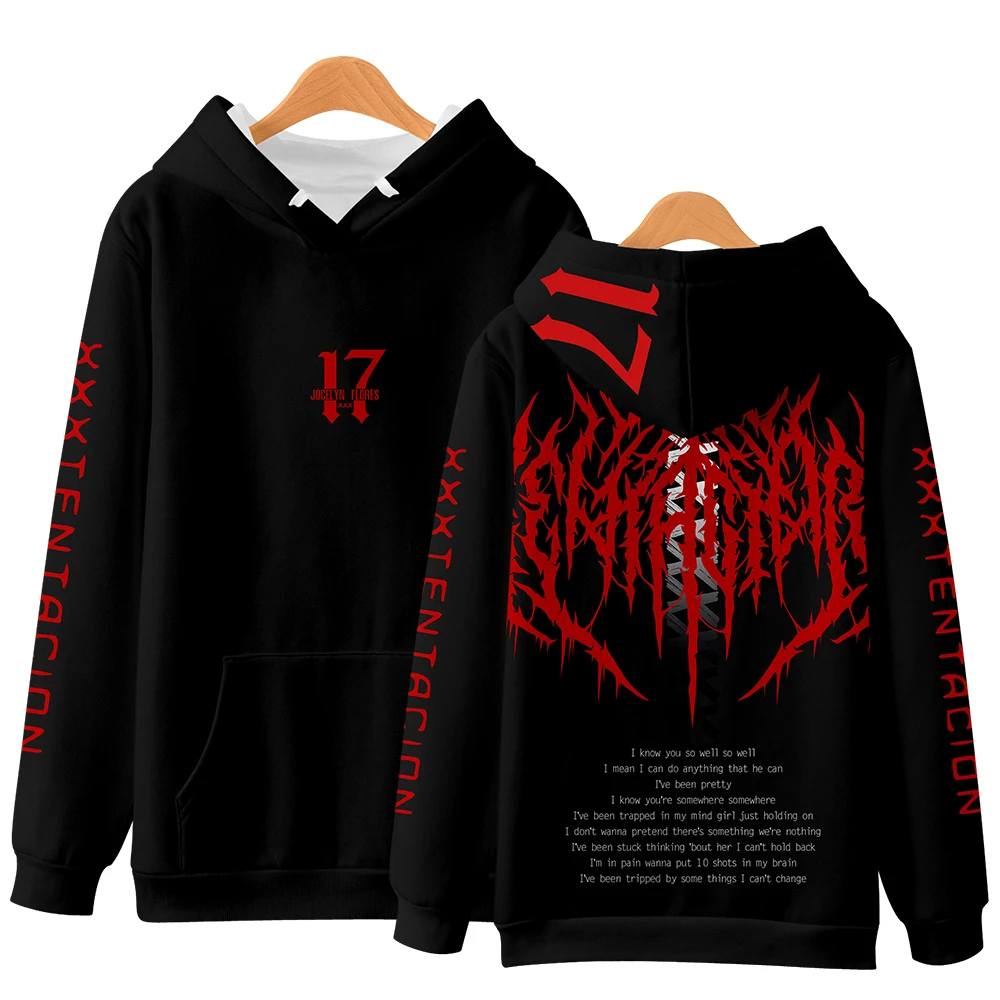 Толстовка с капюшоном 3D XXXTENTACION модная мягкая толстовка длинными рукавами на