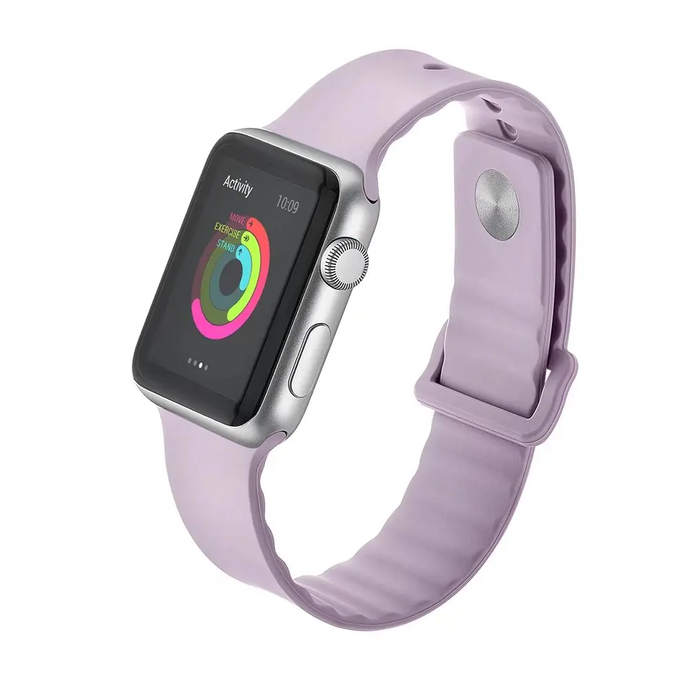 Силиконовые резиновый ремешок для Apple Watch группа 44 мм 40 серии 4 &amp 3 1 2 спортивный 42