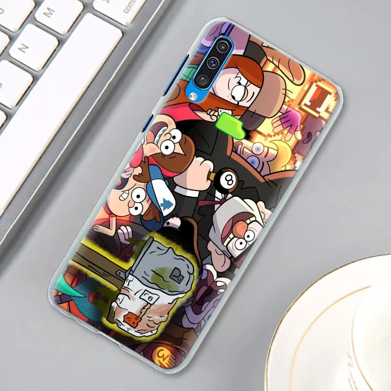Гравити Фолз Семья чехол для samsung Galaxy A30 A40 A50 A70 A6 A8 плюс A7 A9 M30 Футляр для телефона