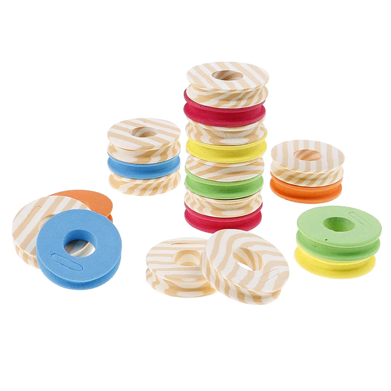 

10Pcs Foam Winding Main Coil Board Plate Fishing Line Wire Rotating Dash Facing Fishing Tool Box New Fishing Spool Fishing Gear