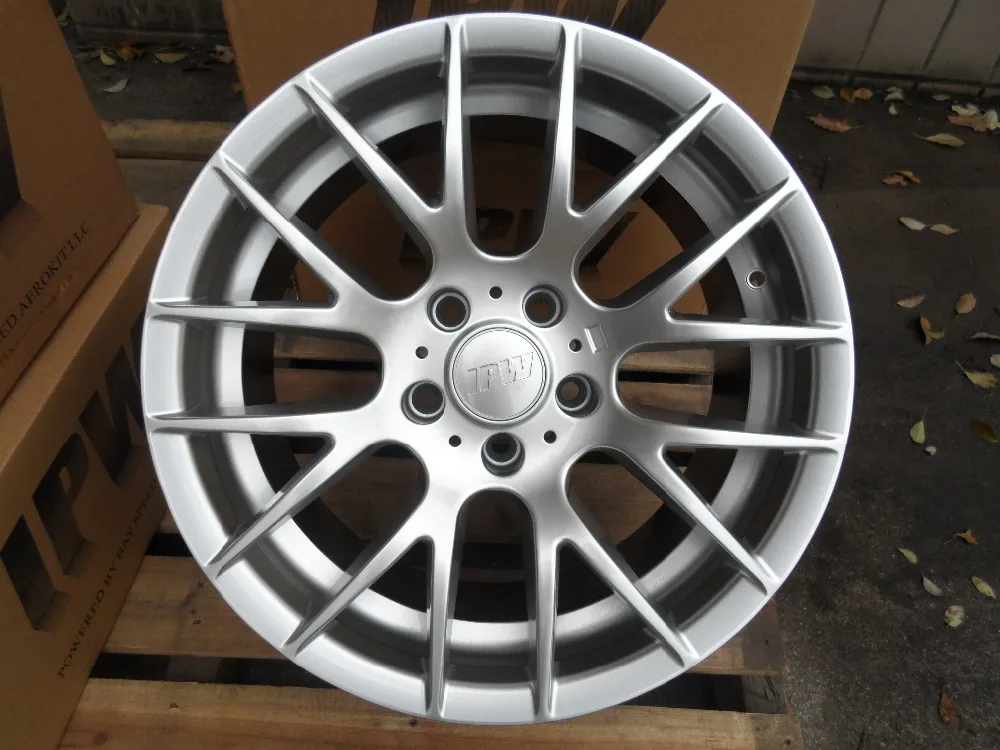 18 &quotM3 CSL серебро стиль колесные диски подходит BMW 3 серии xDrive awd 323 325 328 330 W725 |