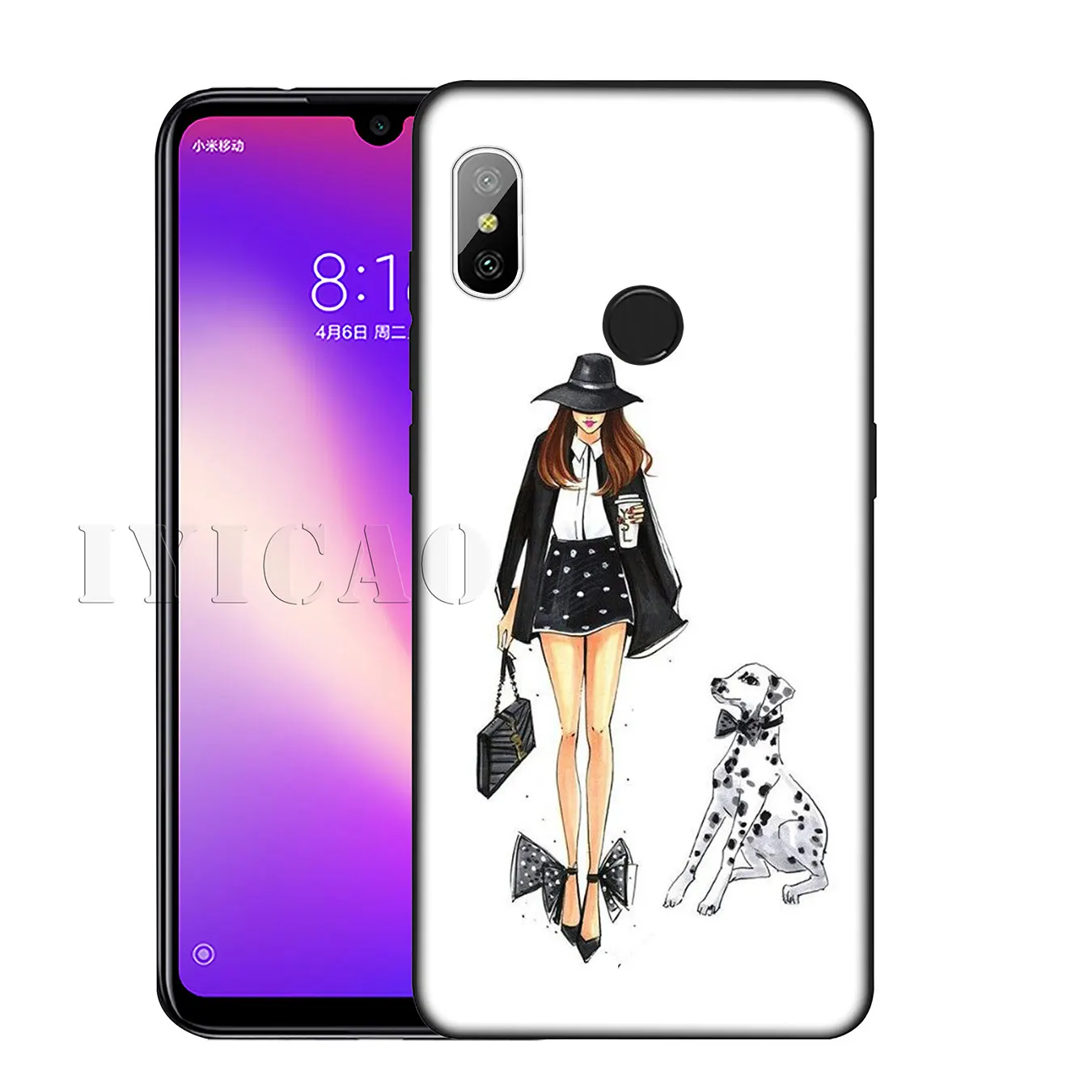 Coffee cup Fashion Slim Mom and daughter girlfriends Case for Xiaomi Redmi K30 K20 8A 7A 6A 5A S2 GO Note 8 8T 7 5 6 Pro |