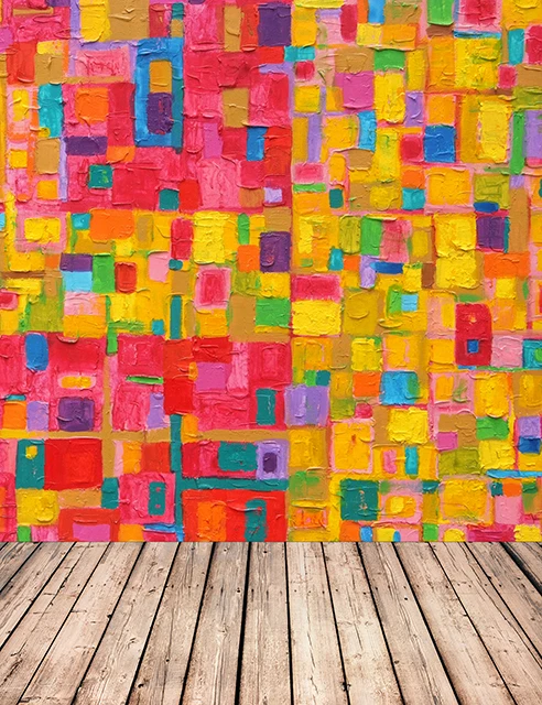 Профессиональный фон для фотосъемки Allenjoy акварельная картина деревянная