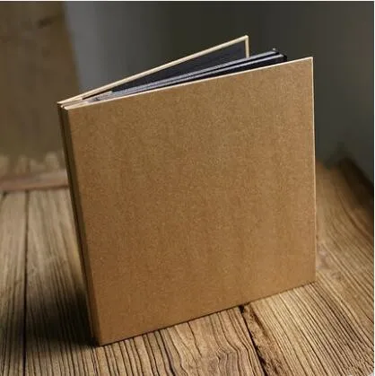 Винтажная чистая крафт-бумага пленка внутри самоклеющийся клейкий альбом ручная