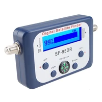 digital satellite finder sf 95dr meter satlink receptor tv signal receiver sat decoder satfinder compass lcd fta dish